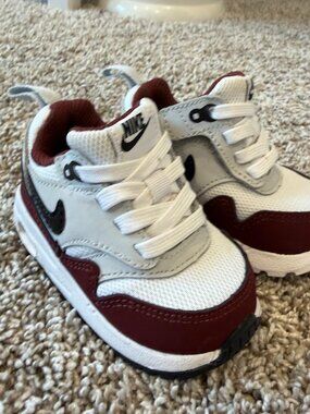 Nike Air Max 1 EasyOn TD 'Dark Team Red' | Size 4C